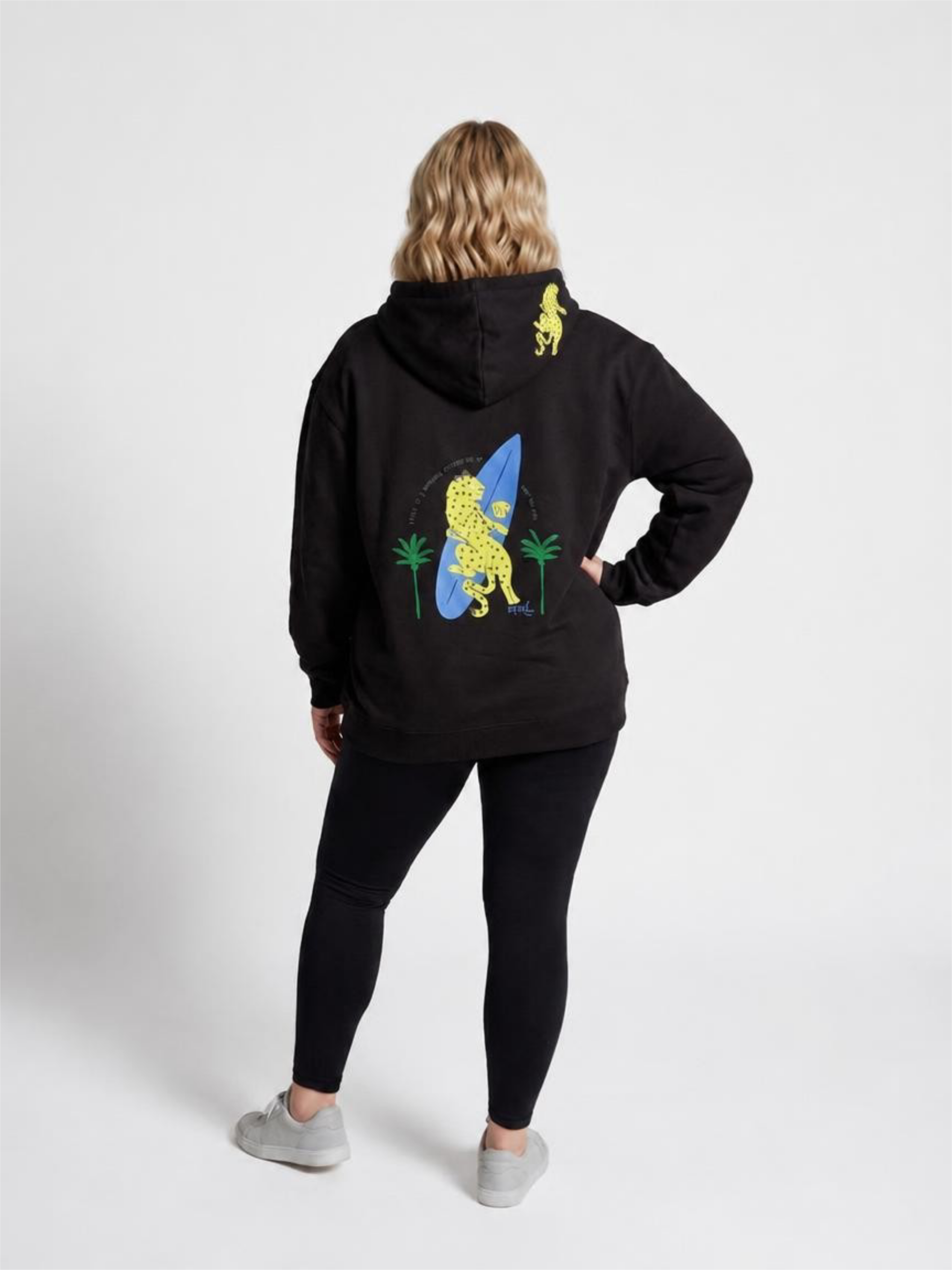 Black Leopard Hoodie